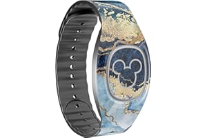 Design Skinz Foiled Marble Agate - Skin Decal Vinyl Full-Body Wrap Kit Compatible with The Disney MagicBand 2.0 (Disney MagicBand 2.0 Not Included)