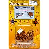 4OUR FAITH Jaipur Certified 5 Mukhi Rudraksha Mala for Men/Women - 108+1 Beads (5mm, 34 Inches) - 100% Natural Brown Beads - Gift for Spirituality & Meditation - Pack of 1