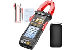 Clamp Meters - Clamp on Multimeter 4000-Count,Portable Digital Tester with LCD Backlight for Automatic Current Voltage Circui