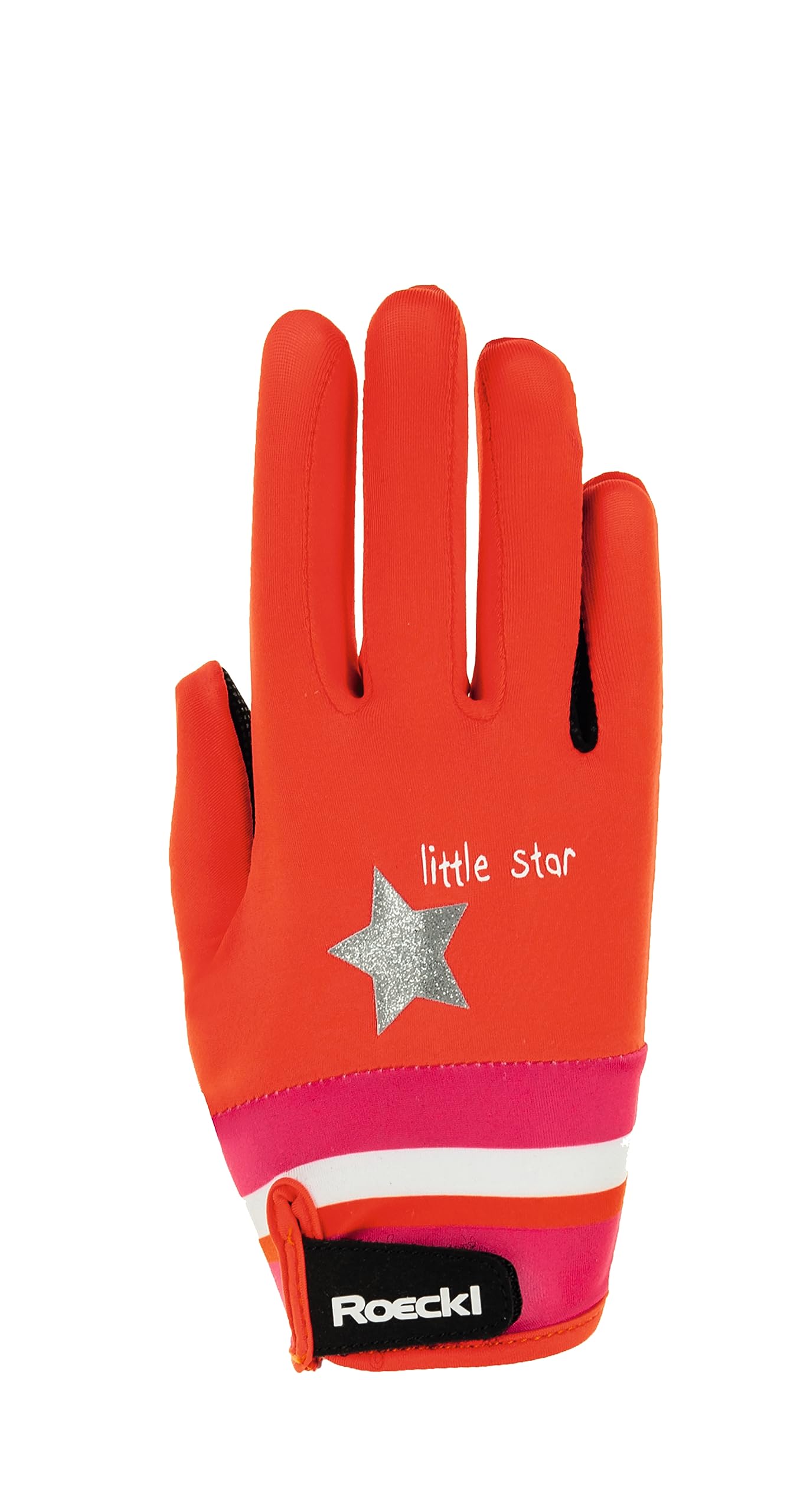 Roeckl Sports equestrian gloves KELLI, kids&youngst. summer riding glove, fiesta red 4