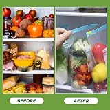 Hemiks 50 Pcs Zip Lock Bags, BPA Free Food Storage Freezer Bags 2.27L view 6