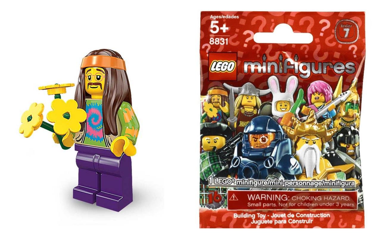 LEGO 8831 Mini-figure ocean king / Poseidon from Collector's series 7