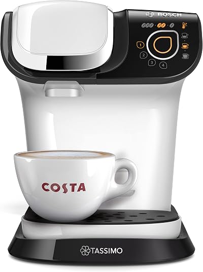 Tassimo by Bosch My Way 2 TAS6504GB Coffee Machine White 1500W 1.3L