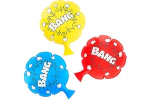 FUNWISH Whoopie Cushion Toys for Kids, 7” Whoopee Cushion, Whoopee Cushion Fart Toys for Kids, Prank Kit Toys Party Favors, 3 PCS for Adults & Kids, White Elephant Gifts for Adults