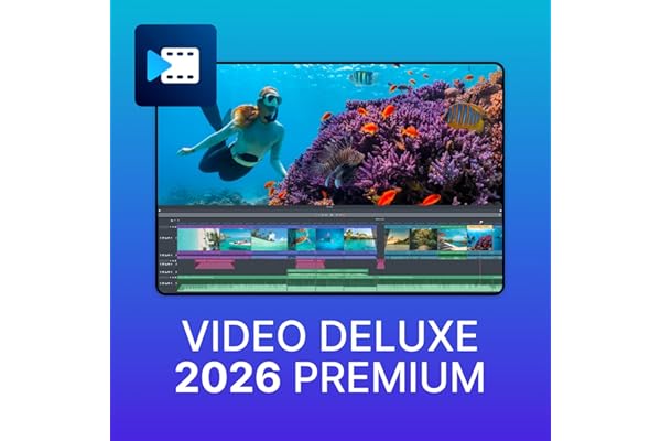 MAGIX Video deluxe 2026 Premium: Video editing for everyone | Video editing program | Video editor | for Windows 10/11 PCs | 1 PC download license
