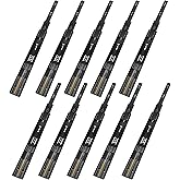 VADANIA 22" Ball Bearing Drawer Slides Soft Close #K45, 3 Folds Full Extension, Side-Mount, Black, Heavy Duty 100lb Load Capa