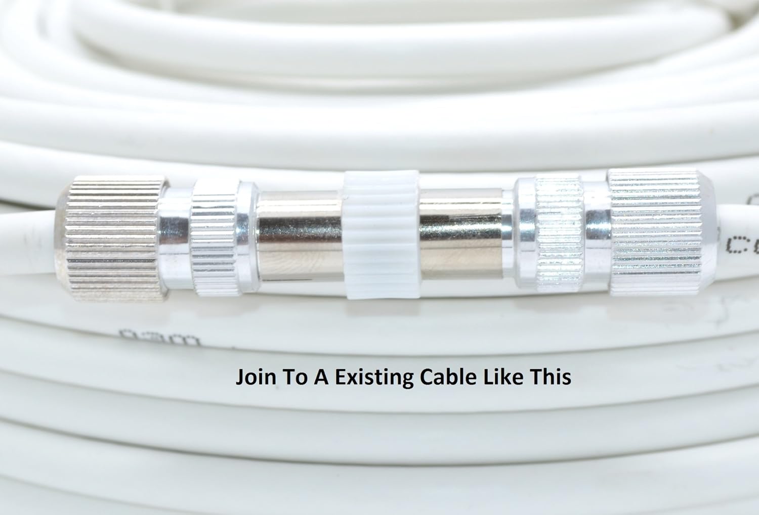 SSL Satellites 15 m White Fully Assembled Digital TV Aerial Cable