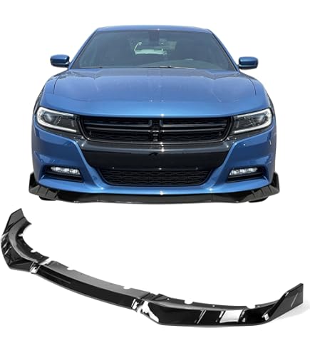 Front Bumper Lip Spoiler For 2005-2007 Dodge Magnum - PU Material DS Style Splitter