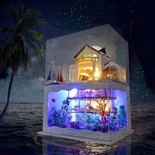 Wooden Dollhouse Beachside Bungalow Dollhouse Beachside Bungalow