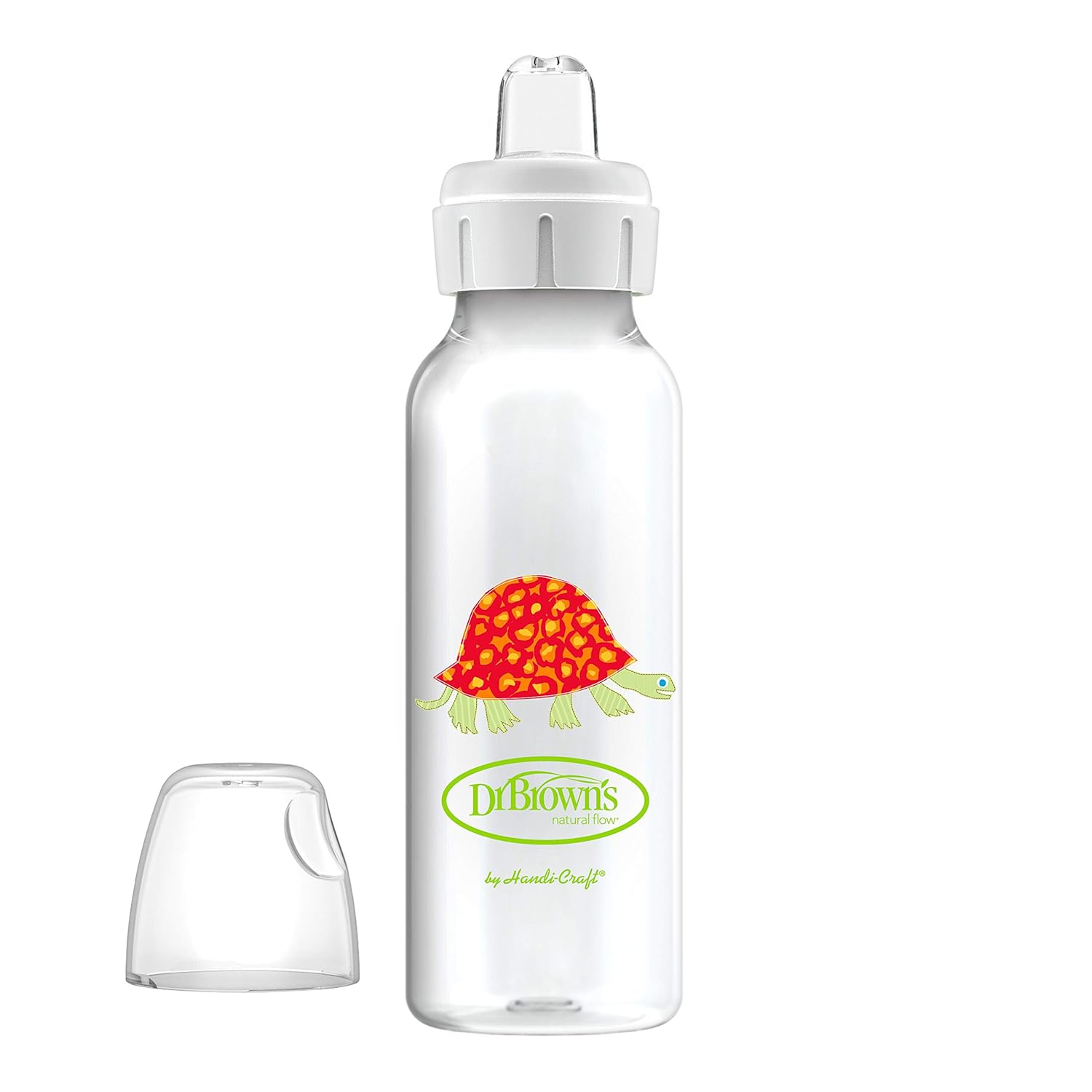 Dr. Brown's Options+ Sippy Spout Baby Bottles, Fox & Lion, 8 Ounce, 2 Count : Baby