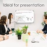 Nyxi Whiteboard 70x50 cm Dry-Wipe Magnetic Aluminium Frame with Zinc Sheet view 7