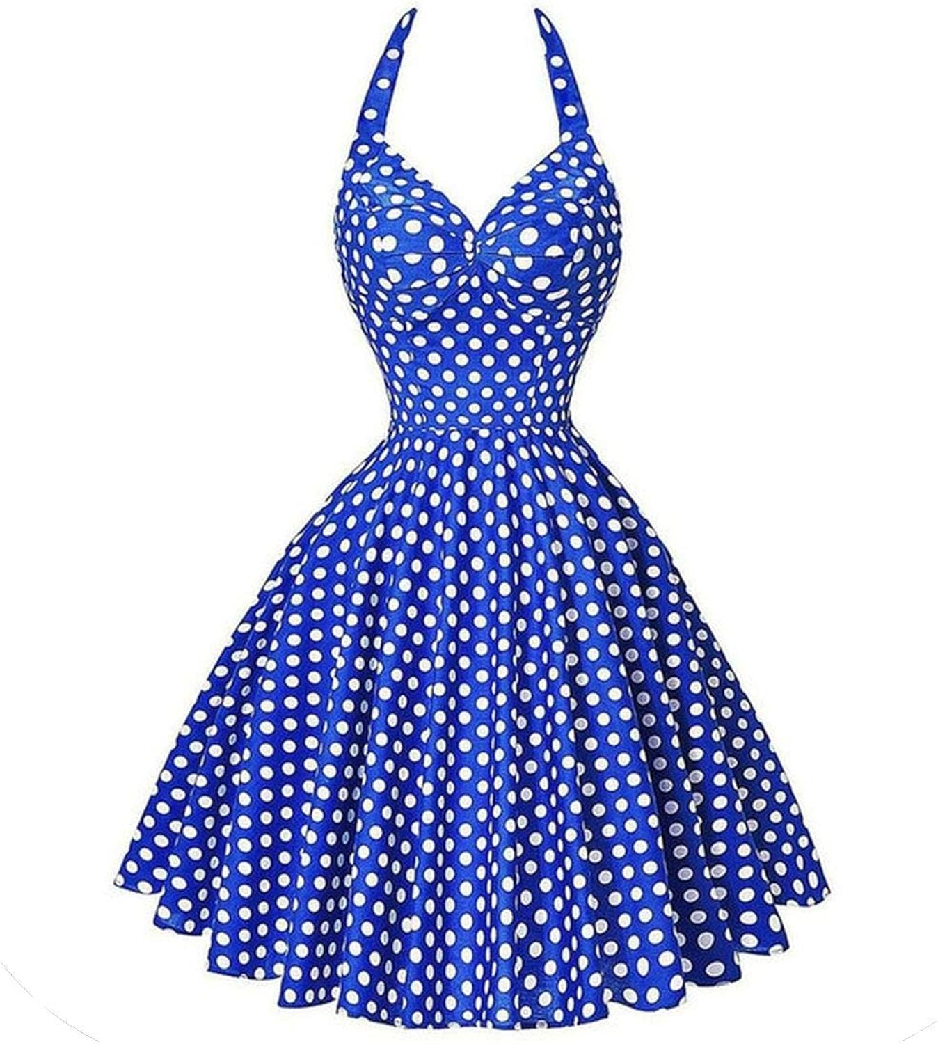 vintage navy polka dot dress