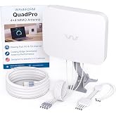 Waveform QuadPro: Directional 4x4 MIMO Panel Antenna, Complete Kit | External signal boosting antenna | 4G/5G routers &amp; gateways | T-Mobile Home Internet, Verizon, ATT | 20' Cable &amp; Window entry