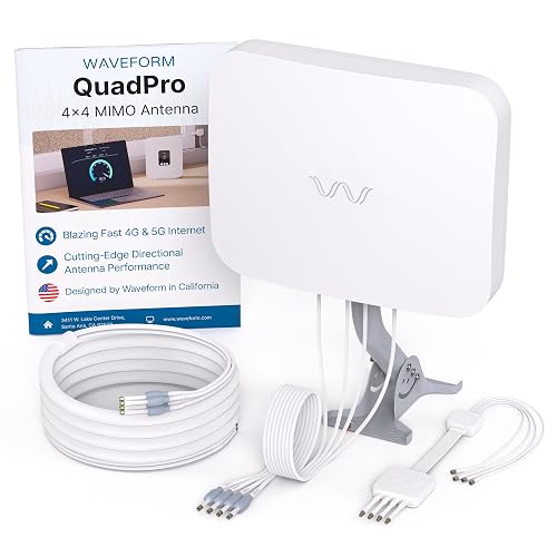 QuadPro Kit + 60’ Total Cable Bundle | 4x4 MIMO Panel Kit for 4G/5G ...