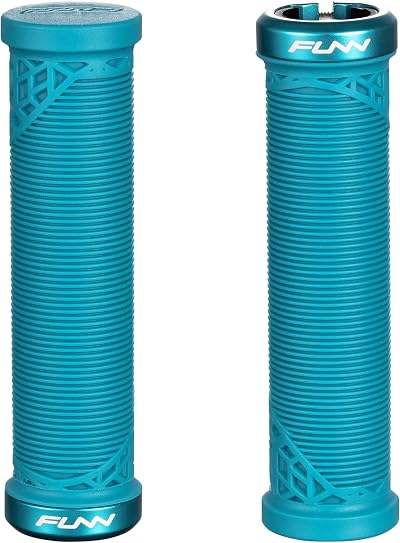 Funn Hilt JR Mountain Bike Grips 19mm Lock On Turquoise Youth 115mm