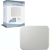Areza Medical - Foam Wound Dressing - Polyurethane - Sterile - 5" x 4" (12.5 cm x 10 cm) - 10 PCS