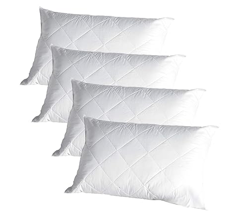 Better Dreams Luxury Hotel Quality Quilted Pillows 100 Cotton 2 4