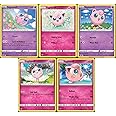 Jigglypuff - Pokemon 5 Card Lot - Hidden Fates Crimson Invasion Unbroken Bonds
