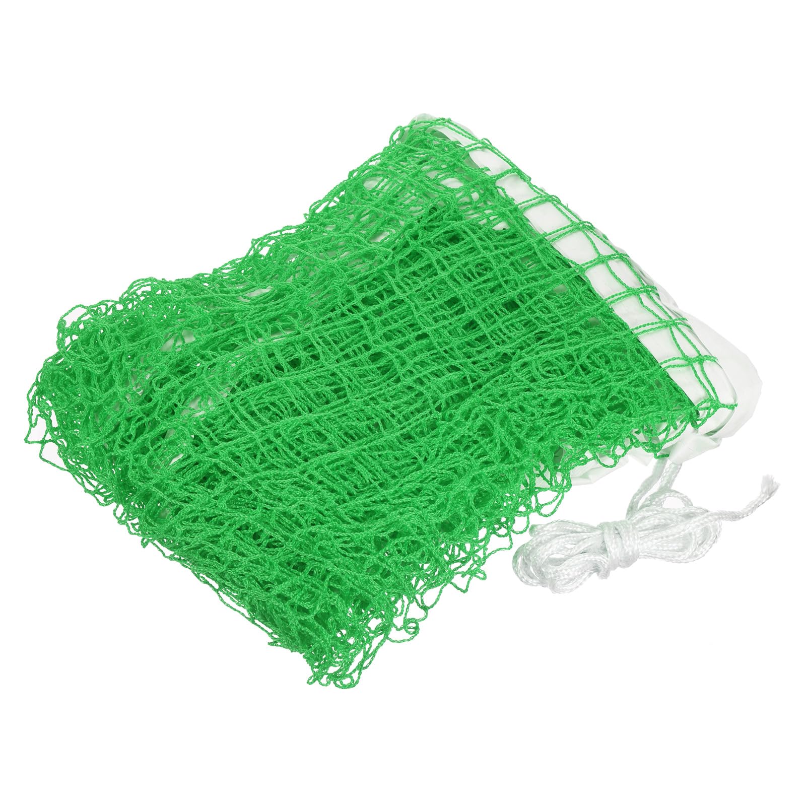 M METERXITY Foldable Badminton Net - Portable Badminton Durable Badminton Replacement Polypropylene Net with Box for Indoor Outdoor Backyard (20x2.5Ft, Green)