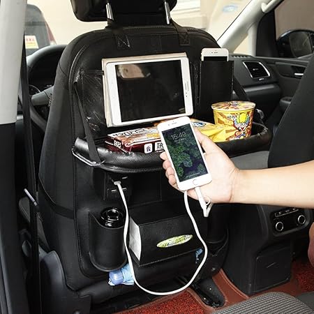 Amazon シートバックポケット車用 Usb充電器付き 後部座席用 車用収納ポケット 大容量 多機能 車内整理 収納 Big Ant ポケット ケース カバー 車 バイク