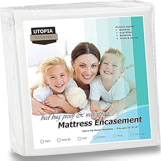 Utopia Bedding Zippered Mattress Encasement King Size (Pack of 10), 100% Waterproof, Dust Mite and Bed Bug Proof Mattress Protector, Absorbent 6-Sided Mattress CoverOEKO-TEX STANDARD 100