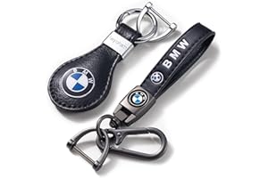 ACHARD Auto Keychain, 2PCS Leather Keyring replacement for Car, SUV, Auto, Unisex Key chain for Car Accessories