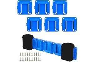 CRIVNHAR Battery Mount Holder Compatible for Kobalt 24V Max Batteries, Wall Mounts Hanger Fit for KB624-03 KB524-03 KB424-03 KB224-03, Organize Garage/Workshop/Work Truck(6 Pack, w/24 Screws, No Battery)