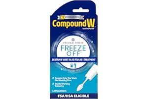 Compound W Freeze Off Wart Remover, Wart Removal System for Removing Common & Plantar Warts, 8 Applications