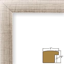Craig Frames 23247944 8 x 10 Inch Scratched Silver