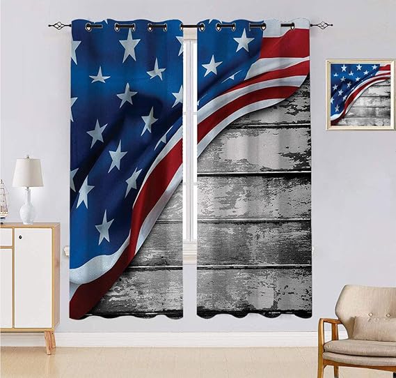 Autocollant Drapeau USA Rustique Avec Message Peace - Vinyle Décoratif Multi-surfaces PopArt