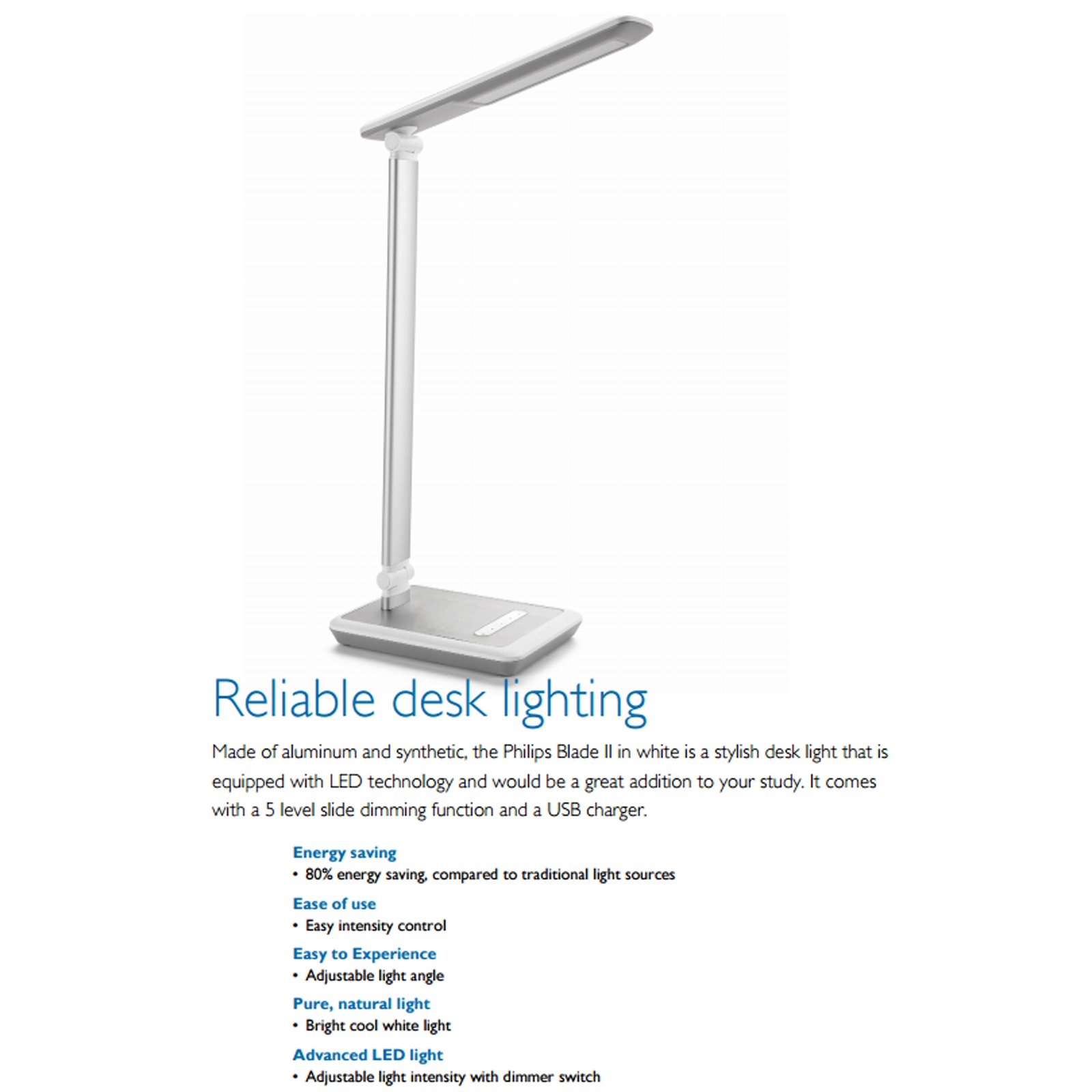 philips reliable desk lighting