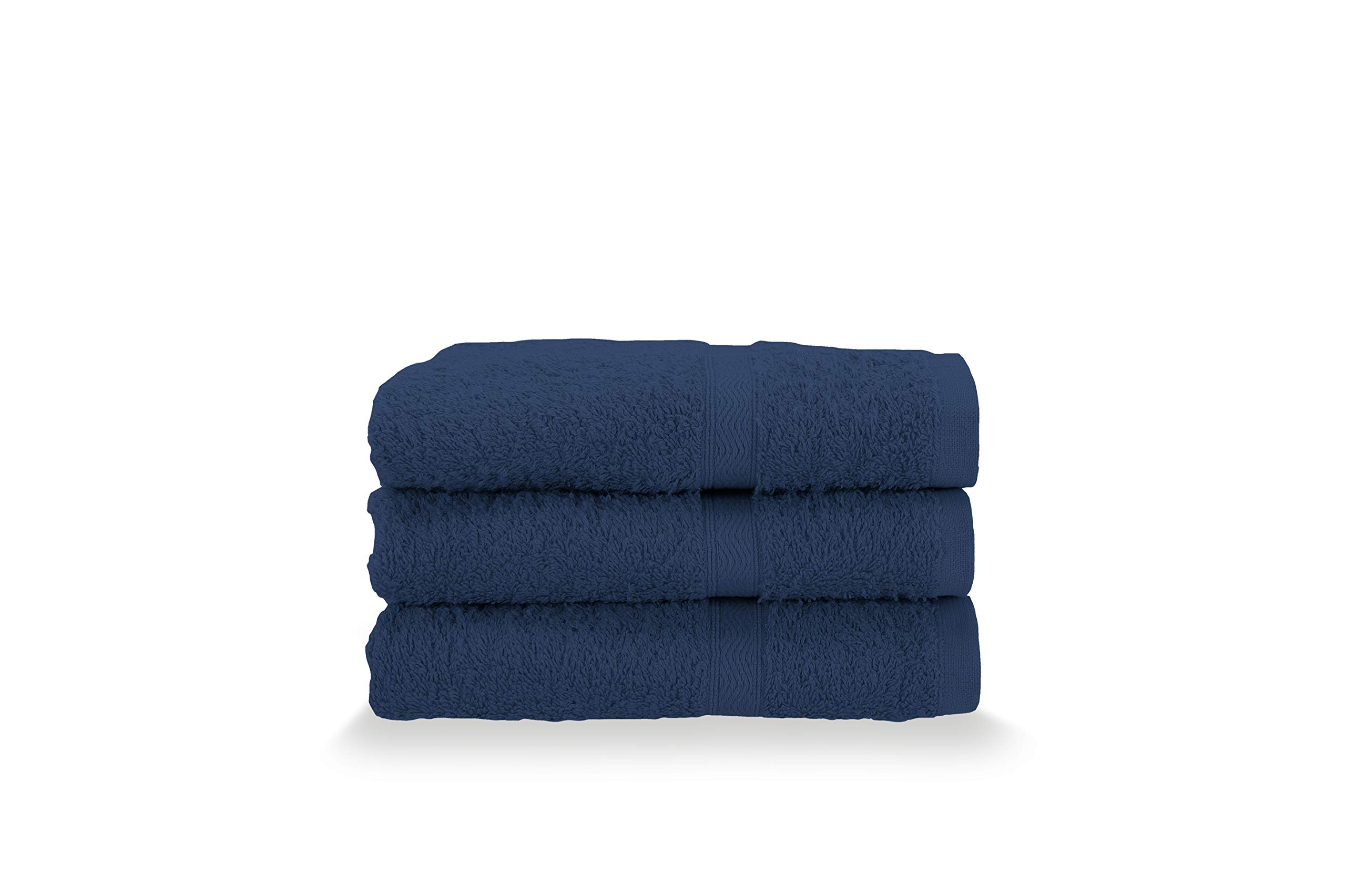 Gabel Guest Towels, Pure Cotton Hydrophilic Sponge, 40 x 60 cm, Blue, Set of 3