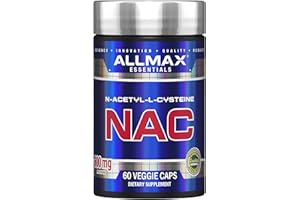 Allmax Nutrition, NAC Supplement (N-Acetyl Cysteine) 600 mg, 60 Veg Capsules