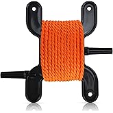 Harrier Hardware Trotline Winder Black Cord Organizer | Reduces Tangles While Storing Lights Cords And Long Seasonal Lines