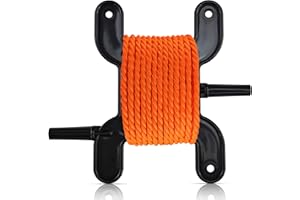 Harrier Hardware Trotline Winder, Black, Catfish Line Reel & Cord Organizer