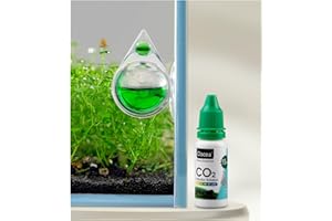 Clscea Aquarium CO2 Acrylic Drop Checker CO2 Indicator (Tear Drop & 15ml)