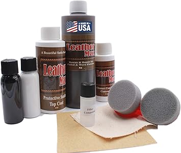 Amazon Com Furniture Leather Max Mega Kit Leather Restorer 8 Oz