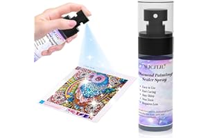 WJCJTJL Upgraded Diamond Painting Sealer Spray - 30 Minutes Quick Dry Diamond Art Sealer Glue, Keep Diamond Art Fixed and Shiny, Diamond Art Accessories and Tools, Easy to Use, No Brush Needed (1 Pack)