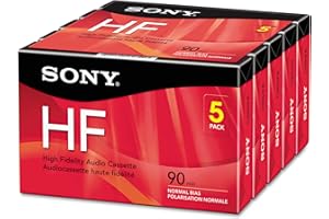 Sony 5C90HFR 90-Minute HF Cassette Recorders 5-Brick