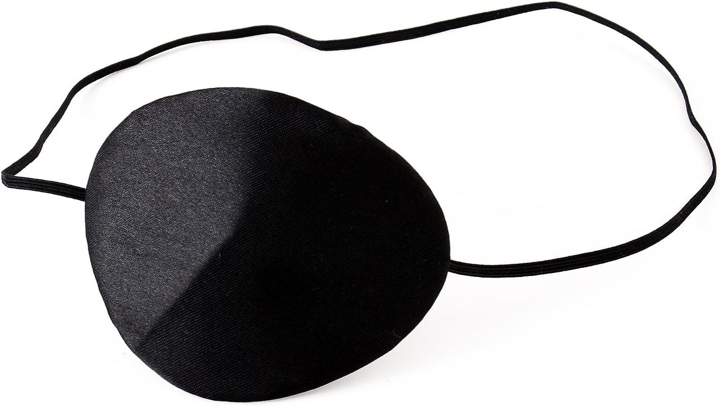 Amazon Bamboo Internals 眼帯 アイパッチ コスプレ 海賊 フリーサイズ 収納袋セット サテン地 立体構造 黒 コスプレ 仮装 通販