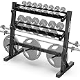 AOTORJAY Dumbbell Rack Home Gym Weight Rack Dumbbell Storage Rack Multi-layer Weights Holder