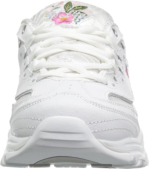 skechers bright blossoms white