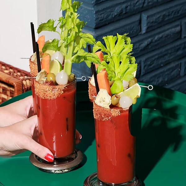 DEMITRI’S BLOODY MARY SEASONING CHILIES & PEPPERS – SPICY BLOODY MARY MIX – CONCENTRATED MIXER – BOLD RICH FLAVOR – PERFECT FOR HOME BRUNCH PARTIES & COCKTAILS – 8OZ BOTTLE (PACK OF 1)