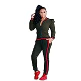 Nuofengkudu Women's 2 Pieces Tracksuits Sports Yoga
