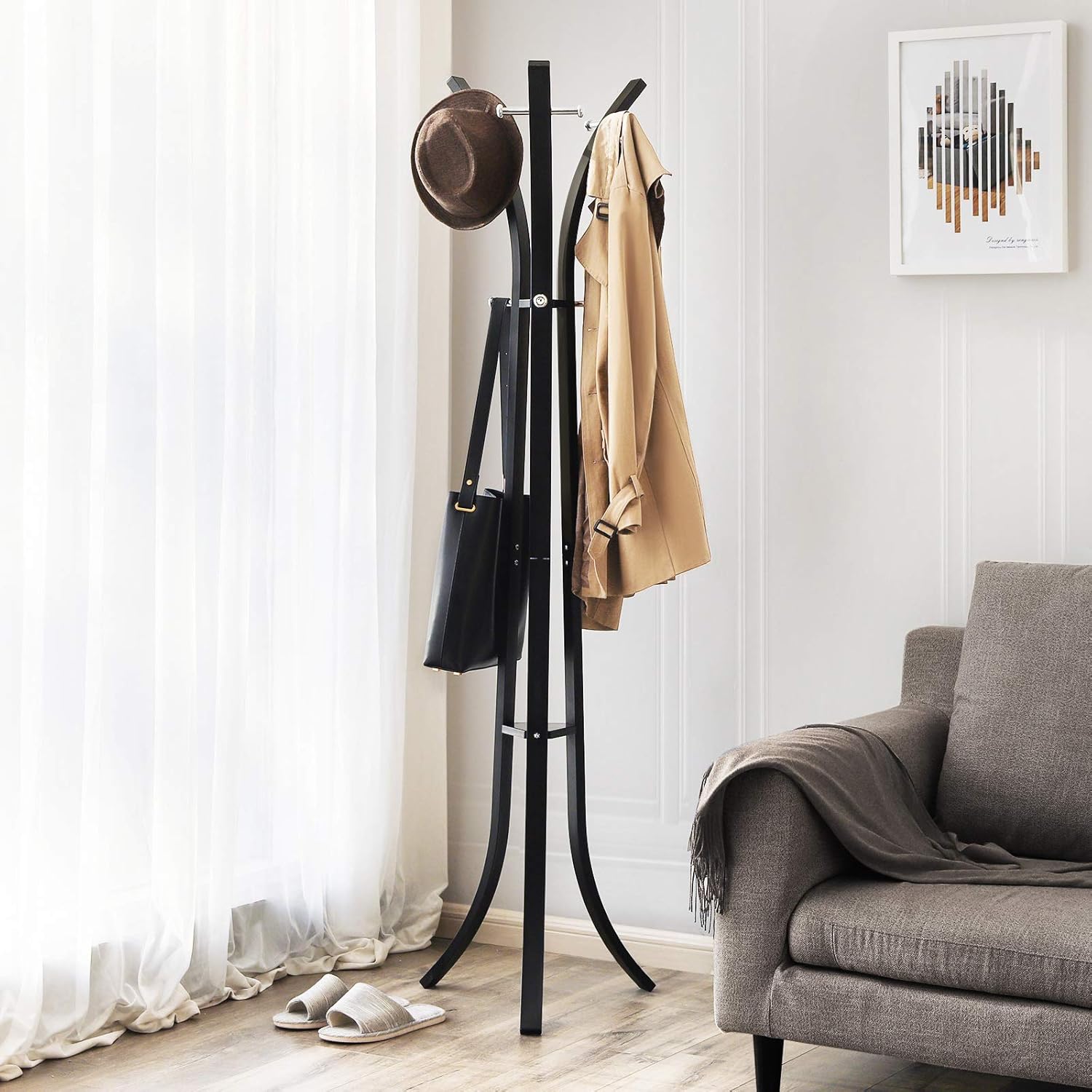 Perchero de ropa en ingles Percheros de pared, percheros de pie...