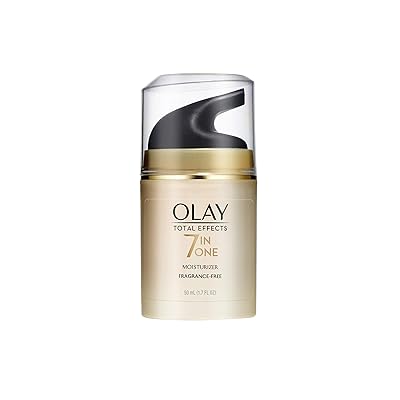 Olay Total Effects Anti-Aging Face Moisturizer with Vitamin E, Fragrance-Free 1.7 fl oz