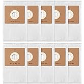 Gudotra 10 Pack Replacement AHLR-2 HEPA Filter Bags for Atrix AHSC-1 Lil' Red Vacuum Cleaner 2-Quart White