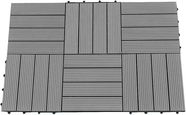 Amazon Com Abba Patio 12 X 12 Inch Outdoor Four Slat Wood