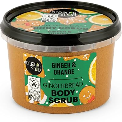 Organic Shop Gingerbread Body Scrub Ginger & Orange 250ml Limited Edition