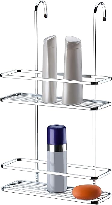 Suporte para Shampoo/Sabonete de Box Future Cromado